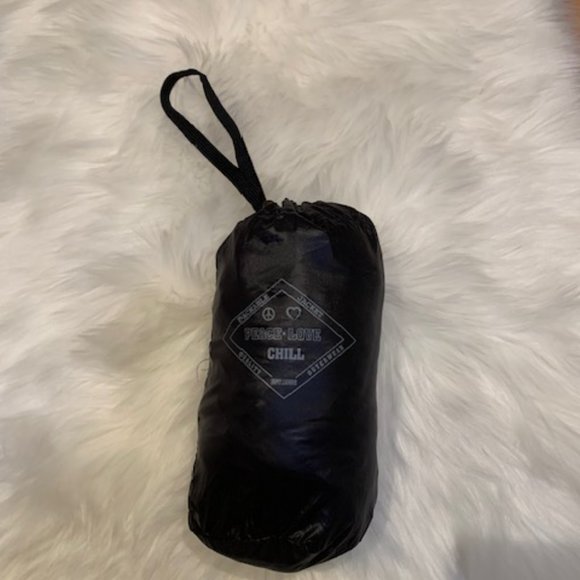 Peace Love Chill Packable Down Puffer Vest with Hood - Picture 7 of 12